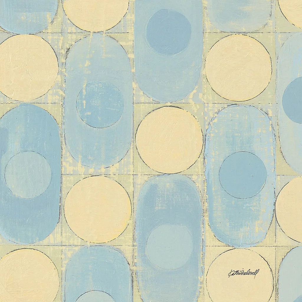 16 Blocks Square X by Kathrine Lovell. SKU 43560a. Archival Giclee Fine art print for wall decor.