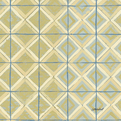 16 Blocks Square XI by Kathrine Lovell. SKU 43561a. Archival Giclee Fine art print for wall decor.