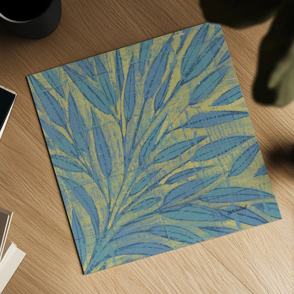 16 Blocks Square XIII by Kathrine Lovell. Shown as a detailed flat fine art print, highlighting archival giclee quality. Available as an archival giclee rolled canvas, fine art paper, or poster print. SKU 43563a.