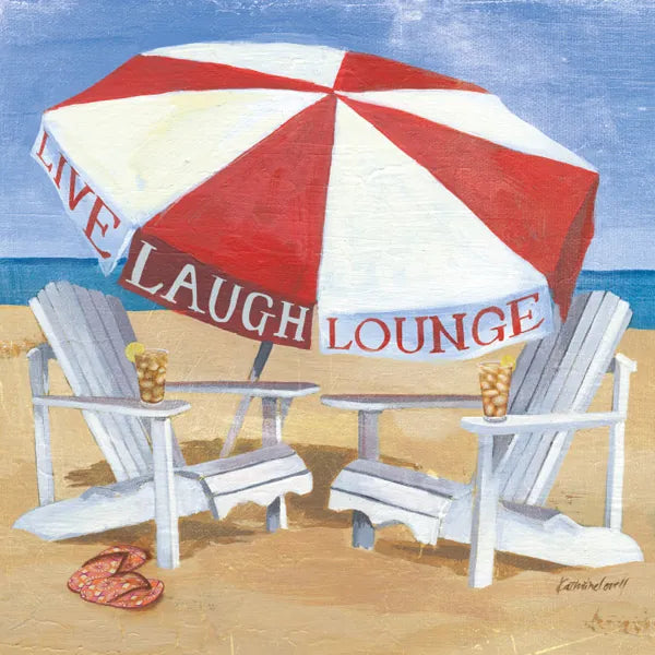 A Day at the Beach III by Kathrine Lovell. SKU 2965a. Archival Giclee Fine art print for wall decor.
