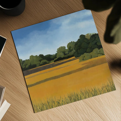 Across from Pond Bridge by Kathrine Lovell. Shown as a detailed flat fine art print, highlighting archival giclee quality. Available as an archival giclee rolled canvas, fine art paper, or poster print. SKU 58639a.