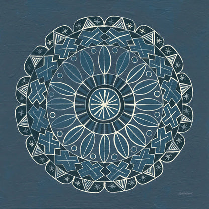 Adire II Cream by Kathrine Lovell. SKU 41628a. Archival Giclee Fine art print for wall decor.