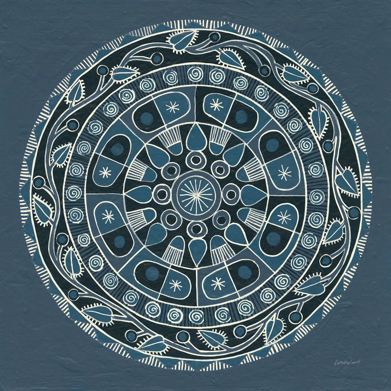 Adire IV Cream by Kathrine Lovell. SKU 41630a. Archival Giclee Fine art print for wall decor.