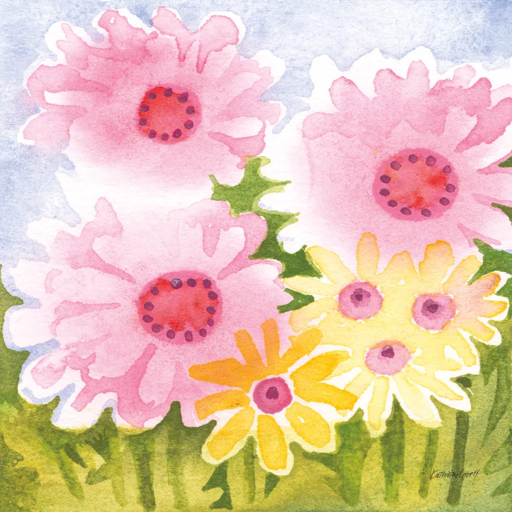 Annabelles Garden II by Kathrine Lovell. SKU 85240a. Archival Giclee Fine art print for wall decor.