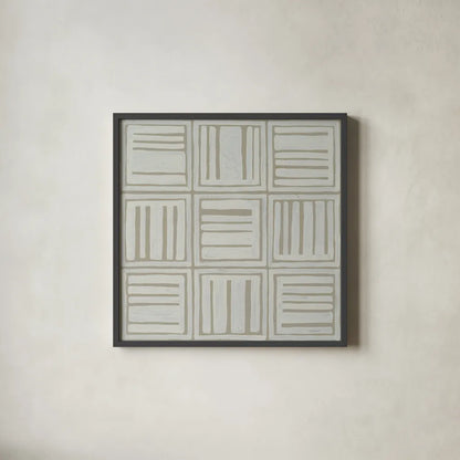 Bambala I by Kathrine Lovell. Shown in a sleek black glass frame for a contemporary gallery look. Available as an archival giclee rolled canvas, fine art paper, or poster print. SKU 30959a.