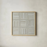 Bambala I by Kathrine Lovell. Shown in a natural wood glass frame for a timeless modern aesthetic. Available as an archival giclee rolled canvas, fine art paper, or poster print. SKU 30959a.