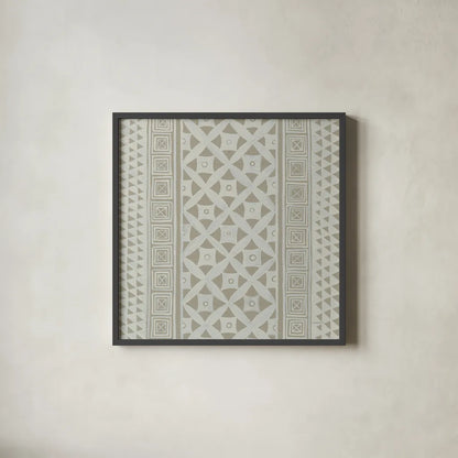 Bambala VI by Kathrine Lovell. Shown in a sleek black glass frame for a contemporary gallery look. Available as an archival giclee rolled canvas, fine art paper, or poster print. SKU 30964a.