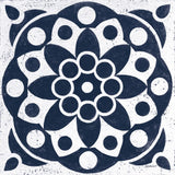 Blue and White Tile II by Kathrine Lovell. SKU 59159a. Archival Giclee Fine art print for wall decor.