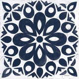 Blue and White Tile III by Kathrine Lovell. SKU 59160a. Archival Giclee Fine art print for wall decor.