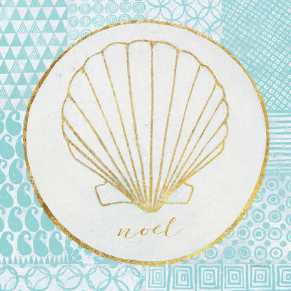 Christmas Shells II by Kathrine Lovell. SKU 57896a. Archival Giclee Fine art print for wall decor.