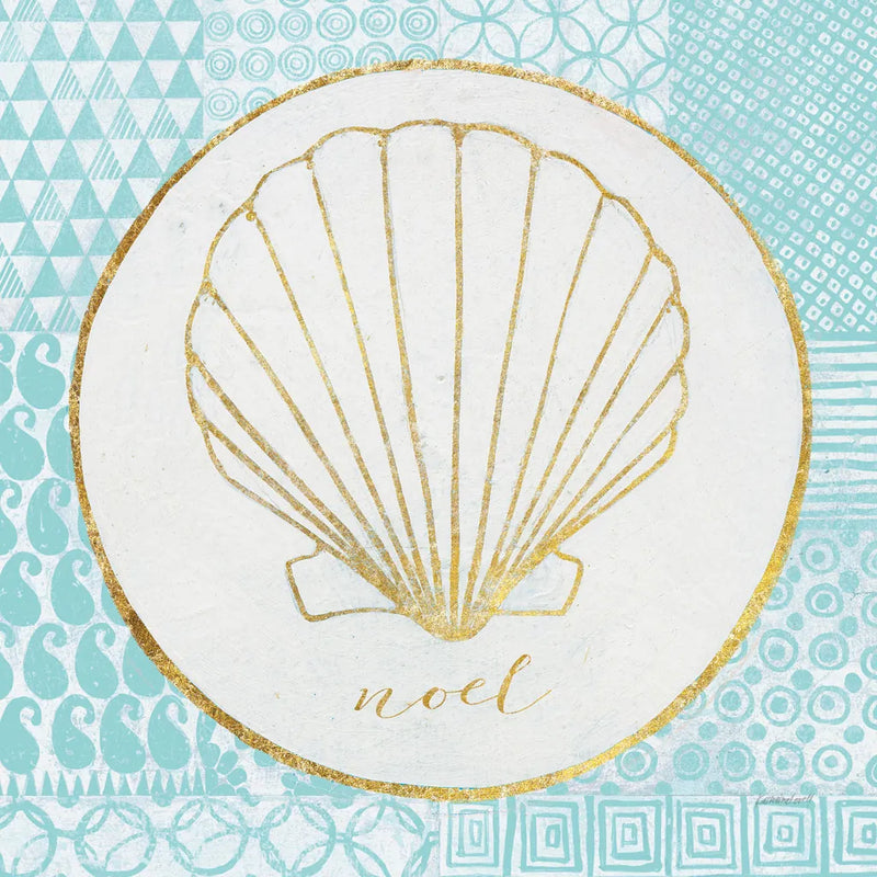 Christmas Shells II by Kathrine Lovell. SKU 57896a. Archival Giclee Fine art print for wall decor.
