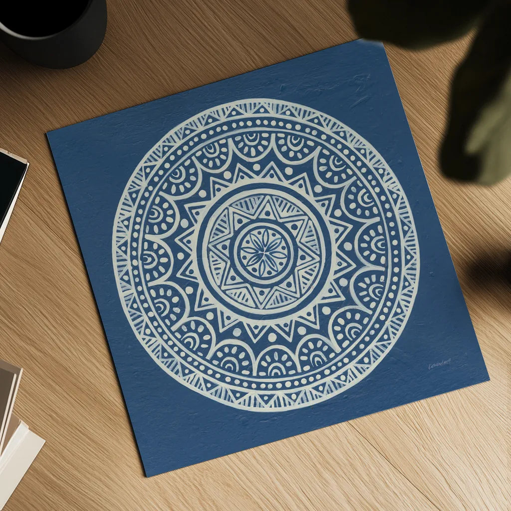 Circle Designs II by Kathrine Lovell. Shown as a detailed flat fine art print, highlighting archival giclee quality. Available as an archival giclee rolled canvas, fine art paper, or poster print. SKU 32446a.