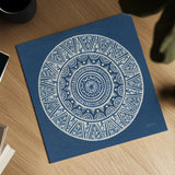 Circle Designs III by Kathrine Lovell. Shown as a detailed flat fine art print, highlighting archival giclee quality. Available as an archival giclee rolled canvas, fine art paper, or poster print. SKU 32447a.