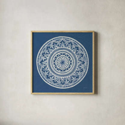 Circle Designs IV by Kathrine Lovell. Shown in a natural wood glass frame for a timeless modern aesthetic. Available as an archival giclee rolled canvas, fine art paper, or poster print. SKU 32448a.