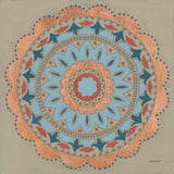 Copper Mandala I by Kathrine Lovell. SKU 24670a. Archival Giclee Fine art print for wall decor.