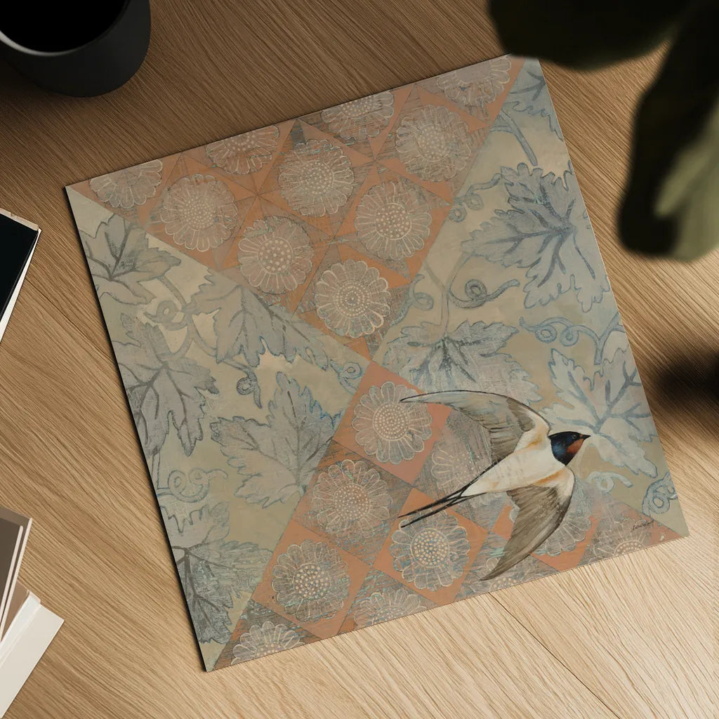 Crimson Sundown by Kathrine Lovell. Shown as a detailed flat fine art print, highlighting archival giclee quality. Available as an archival giclee rolled canvas, fine art paper, or poster print. SKU 43536a.