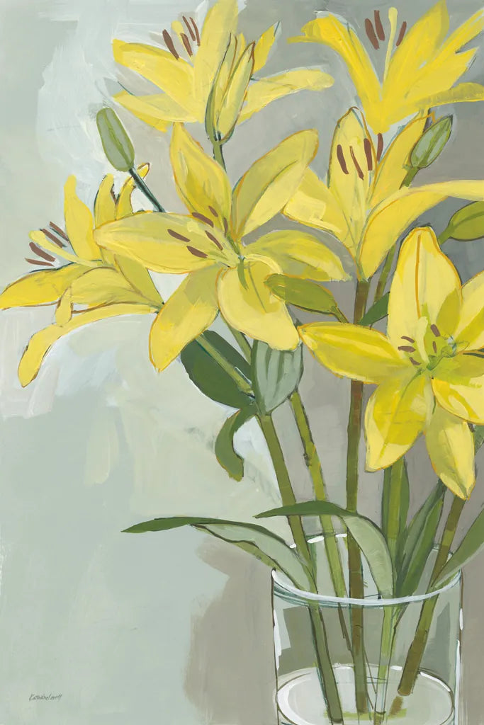 Cut Flowers I by Kathrine Lovell. SKU 14742h. Archival Giclee Fine art print for wall decor.