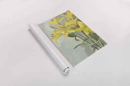 Cut Flowers I by Kathrine Lovell. shown as a rolled paper print. Available as archival giclee rolled canvas, fine art paper, or poster print. SKU 14742h.