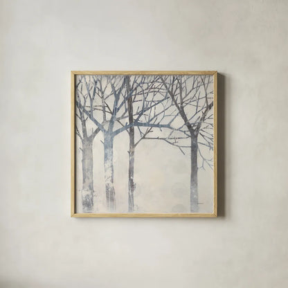 Day by Kathrine Lovell. Shown in a natural wood glass frame for a timeless modern aesthetic. Available as an archival giclee rolled canvas, fine art paper, or poster print. SKU 19252a.