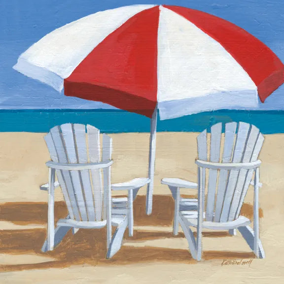 Day at the Beach IV v2 by Kathrine Lovell. SKU 43326a. Archival Giclee Fine art print for wall decor.