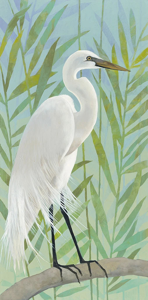 Egret by the Shore I by Kathrine Lovell