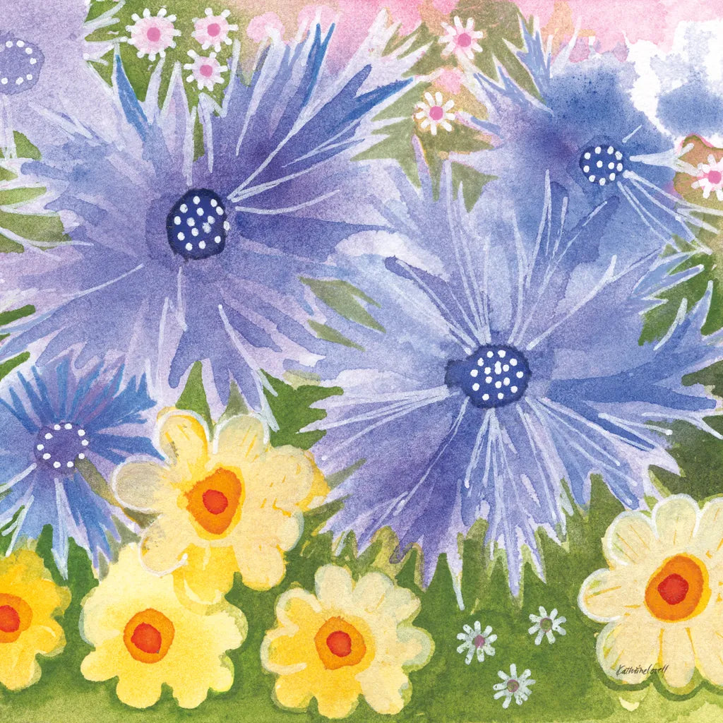 Fairy Garden I by Kathrine Lovell. SKU 84785a. Archival Giclee Fine art print for wall decor.