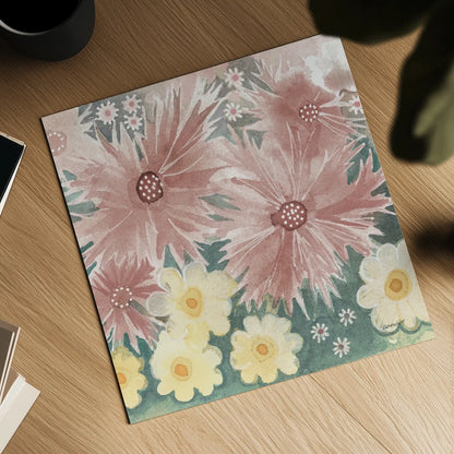 Fairy Garden I Pastel by Kathrine Lovell. Shown as a detailed flat fine art print, highlighting archival giclee quality. Available as an archival giclee rolled canvas, fine art paper, or poster print. SKU 88127a.