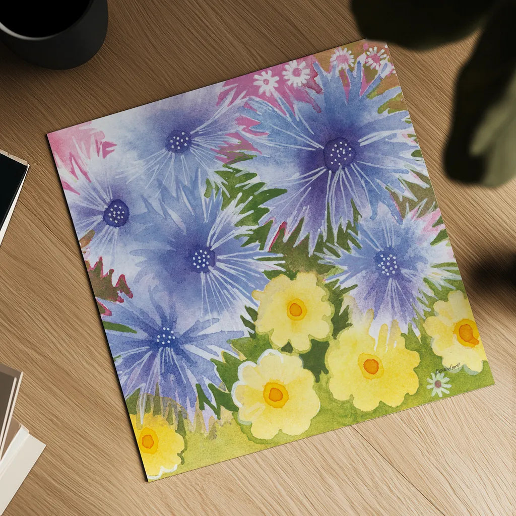 Fairy Garden II by Kathrine Lovell. Shown as a detailed flat fine art print, highlighting archival giclee quality. Available as an archival giclee rolled canvas, fine art paper, or poster print. SKU 84786a.