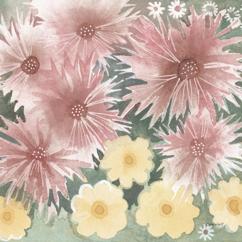 Fairy Garden II Pastel by Kathrine Lovell. SKU 88128a. Archival Giclee Fine art print for wall decor.