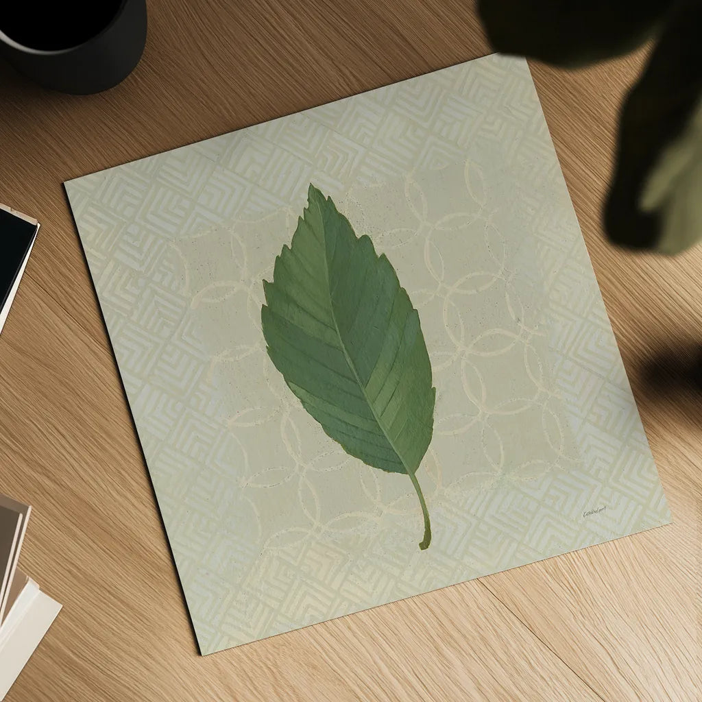 Forest Leaves III no Lines by Kathrine Lovell. Shown as a detailed flat fine art print, highlighting archival giclee quality. Available as an archival giclee rolled canvas, fine art paper, or poster print. SKU 33733a.