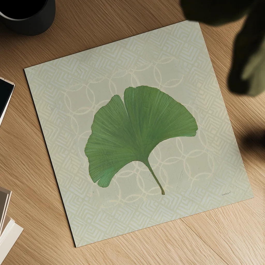 Forest Leaves IV no Lines by Kathrine Lovell. Shown as a detailed flat fine art print, highlighting archival giclee quality. Available as an archival giclee rolled canvas, fine art paper, or poster print. SKU 33734a.