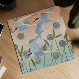 Free as a Bird II by Kathrine Lovell. Shown as a detailed flat fine art print, highlighting archival giclee quality. Available as an archival giclee rolled canvas, fine art paper, or poster print. SKU 28141a.