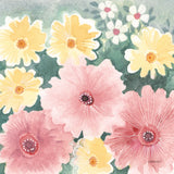 Garden Party I Pastel by Kathrine Lovell. SKU 88125a. Archival Giclee Fine art print for wall decor.