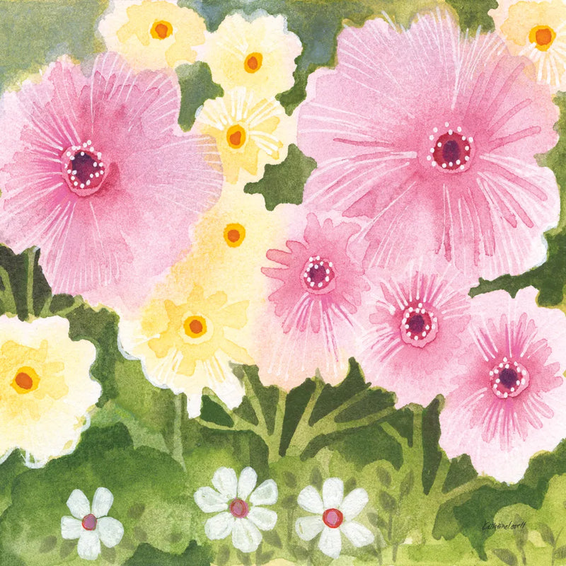 Garden Party II by Kathrine Lovell. SKU 84784a. Archival Giclee Fine art print for wall decor.