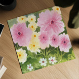 Garden Party II by Kathrine Lovell. Shown as a detailed flat fine art print, highlighting archival giclee quality. Available as an archival giclee rolled canvas, fine art paper, or poster print. SKU 84784a.