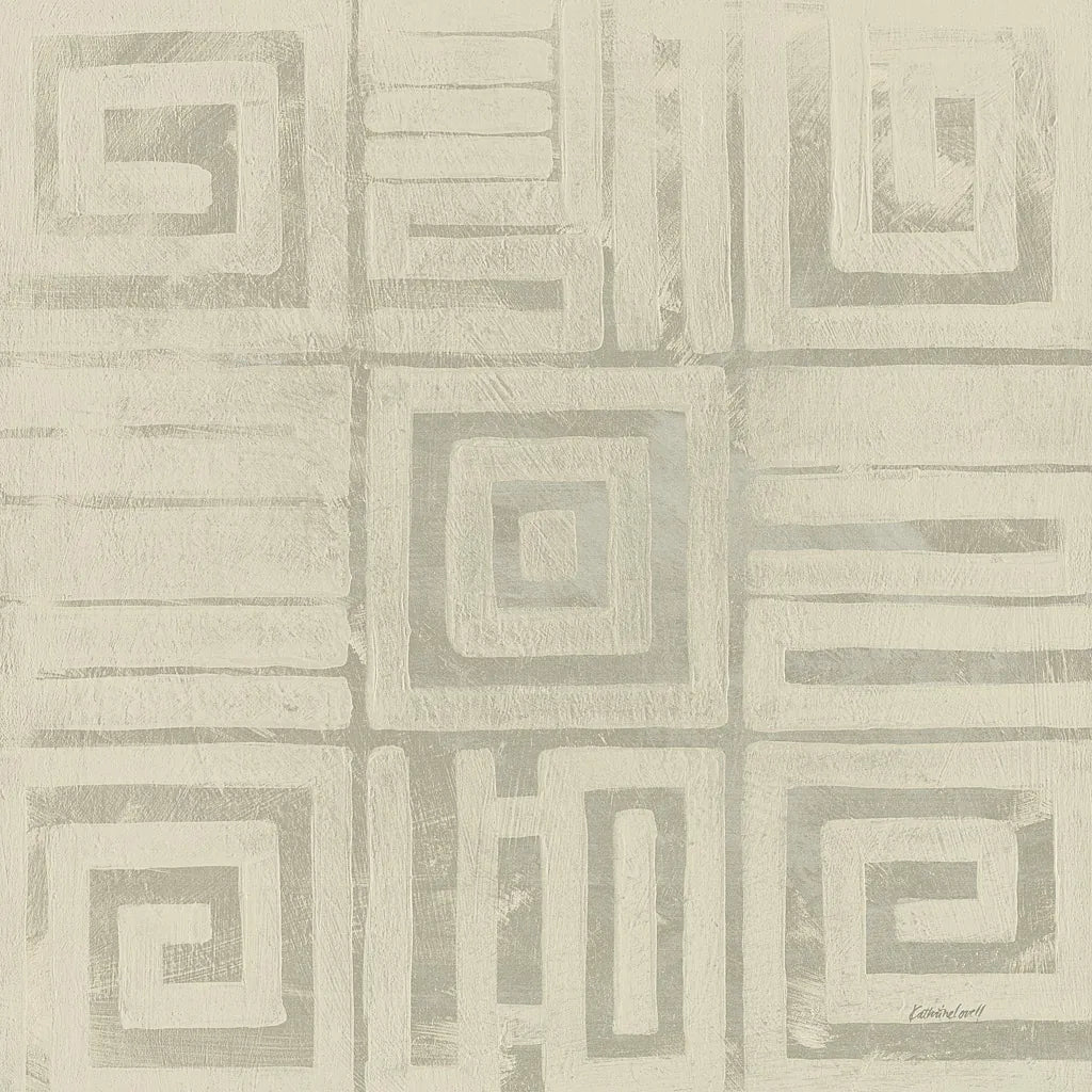 Geometric Tone on Tone III Dark by Kathrine Lovell. SKU 30071a. Archival Giclee Fine art print for wall decor.