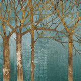 Golden Day Turquoise by Kathrine Lovell. SKU 14860a. Archival Giclee Fine art print for wall decor.