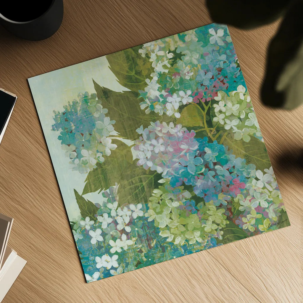 Grandiflora Bloom by Kathrine Lovell. Shown as a detailed flat fine art print, highlighting archival giclee quality. Available as an archival giclee rolled canvas, fine art paper, or poster print. SKU 5087a.