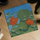 Happy Day I by Kathrine Lovell. Shown as a detailed flat fine art print, highlighting archival giclee quality. Available as an archival giclee rolled canvas, fine art paper, or poster print. SKU 24404a.