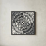 Hemma I BC by Kathrine Lovell. Shown in a sleek black glass frame for a contemporary gallery look. Available as an archival giclee rolled canvas, fine art paper, or poster print. SKU 63088a.