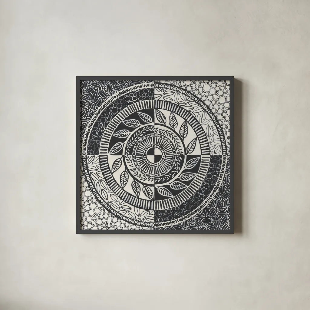 Hemma I BC by Kathrine Lovell. Shown in a sleek black glass frame for a contemporary gallery look. Available as an archival giclee rolled canvas, fine art paper, or poster print. SKU 63088a.