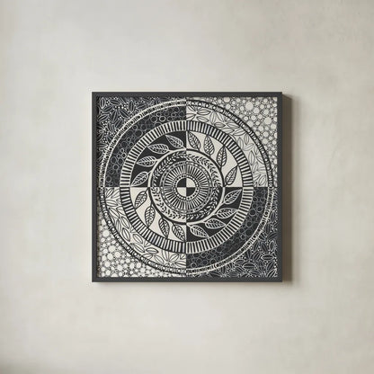 Hemma I BC by Kathrine Lovell. Shown in a sleek black glass frame for a contemporary gallery look. Available as an archival giclee rolled canvas, fine art paper, or poster print. SKU 63088a.