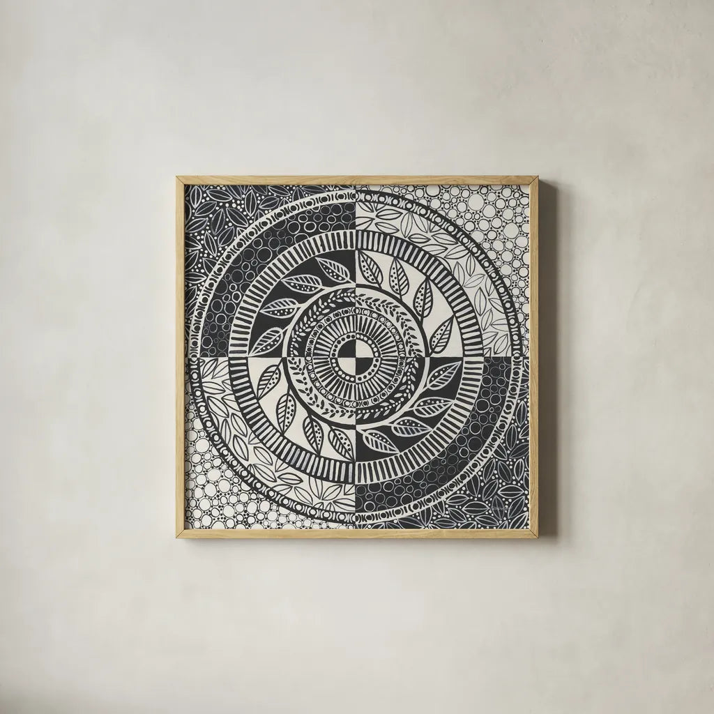 Hemma I BC by Kathrine Lovell. Shown in a natural wood glass frame for a timeless modern aesthetic. Available as an archival giclee rolled canvas, fine art paper, or poster print. SKU 63088a.