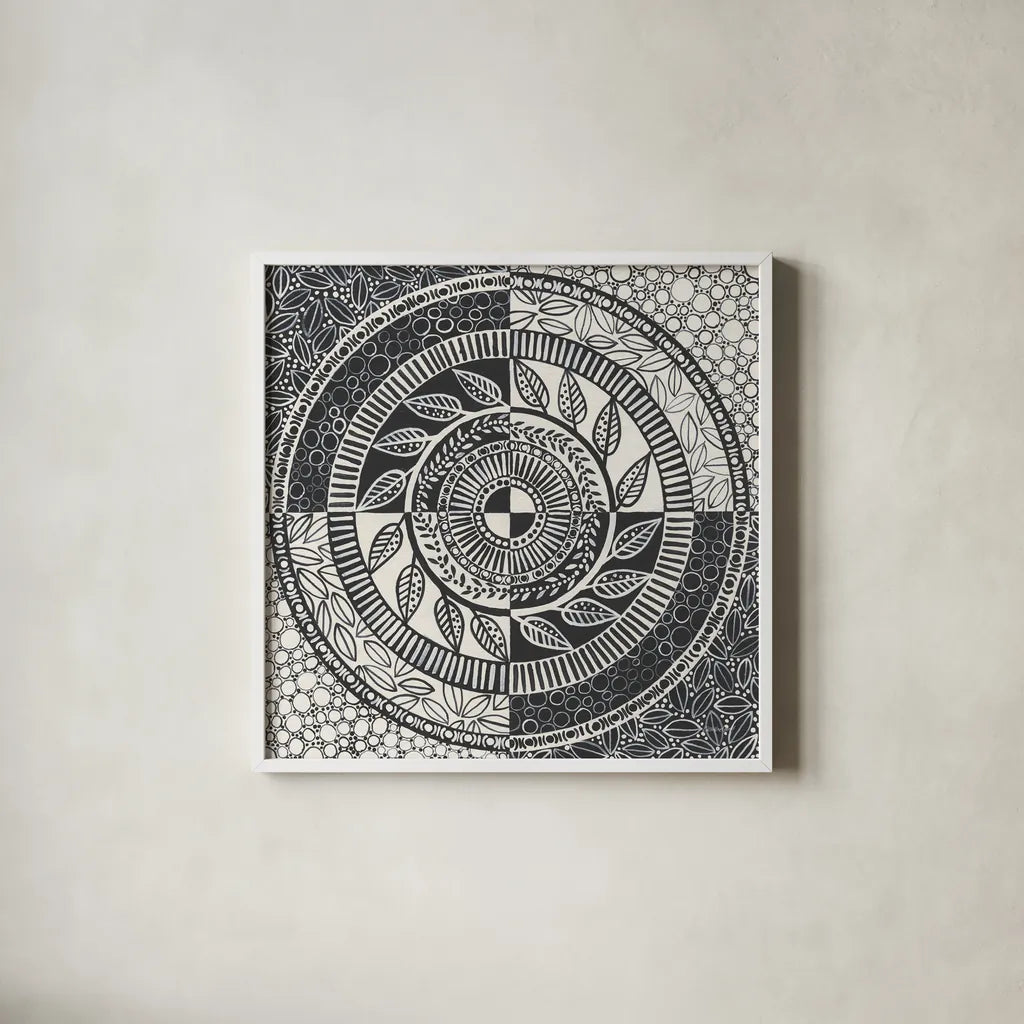 Hemma I BC by Kathrine Lovell. Shown in a crisp white glass frame for a clean and minimalist style. Available as an archival giclee rolled canvas, fine art paper, or poster print. SKU 63088a.