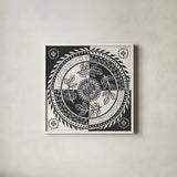 Hemma II BC by Kathrine Lovell. Shown in a crisp white glass frame for a clean and minimalist style. Available as an archival giclee rolled canvas, fine art paper, or poster print. SKU 63089a.