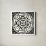 Hemma IV BC by Kathrine Lovell. Shown in a crisp white glass frame for a clean and minimalist style. Available as an archival giclee rolled canvas, fine art paper, or poster print. SKU 63091a.