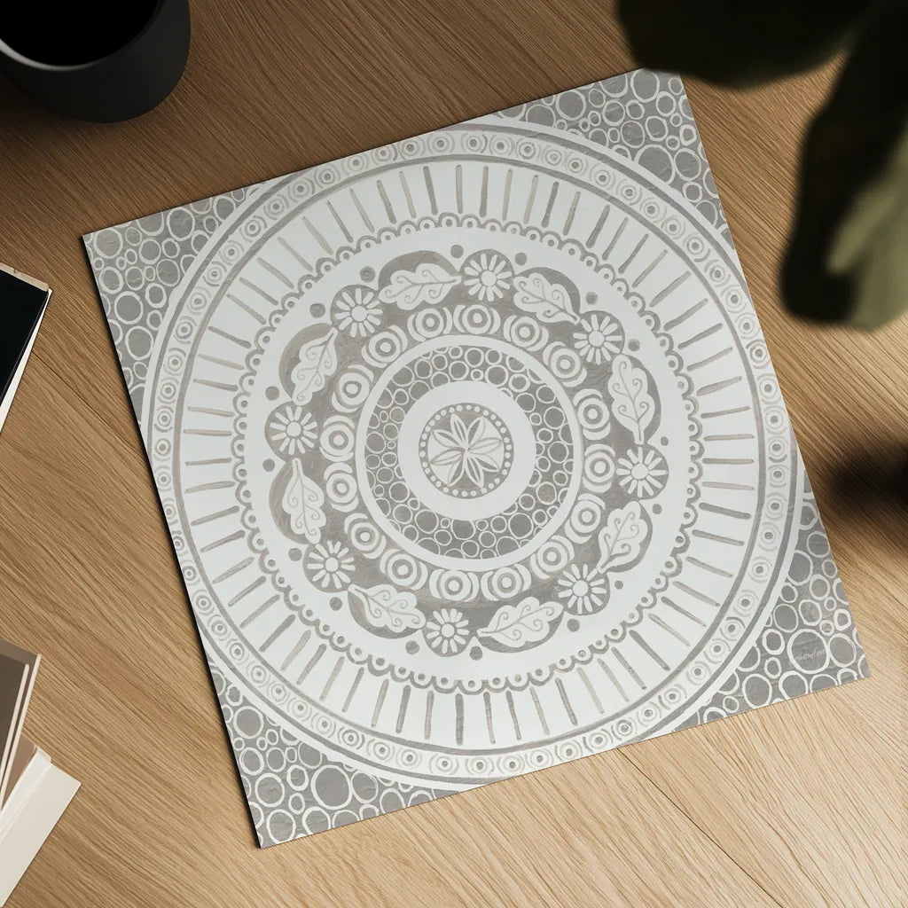 Hemma IV Neutral Crop by Kathrine Lovell. Shown as a detailed flat fine art print, highlighting archival giclee quality. Available as an archival giclee rolled canvas, fine art paper, or poster print. SKU 64003a.