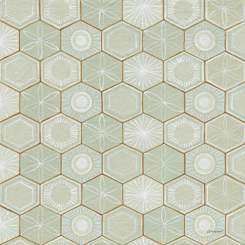Hex I by Kathrine Lovell. SKU 55525a. Archival Giclee Fine art print for wall decor.