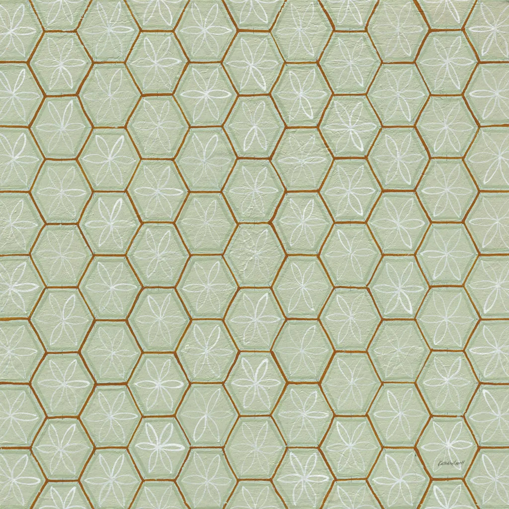 Hex II by Kathrine Lovell. SKU 55526a. Archival Giclee Fine art print for wall decor.