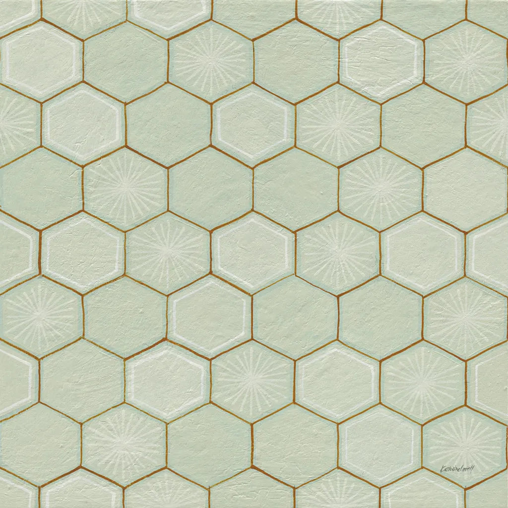 Hex III by Kathrine Lovell. SKU 55527a. Archival Giclee Fine art print for wall decor.